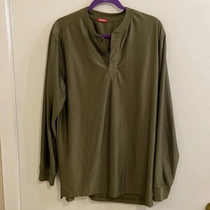 Craftsman green long sleeve men’s shirts, size Large
